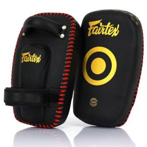 Fairtex KPLC6 Small Light Weight Thai Kick Pads Black/Gold