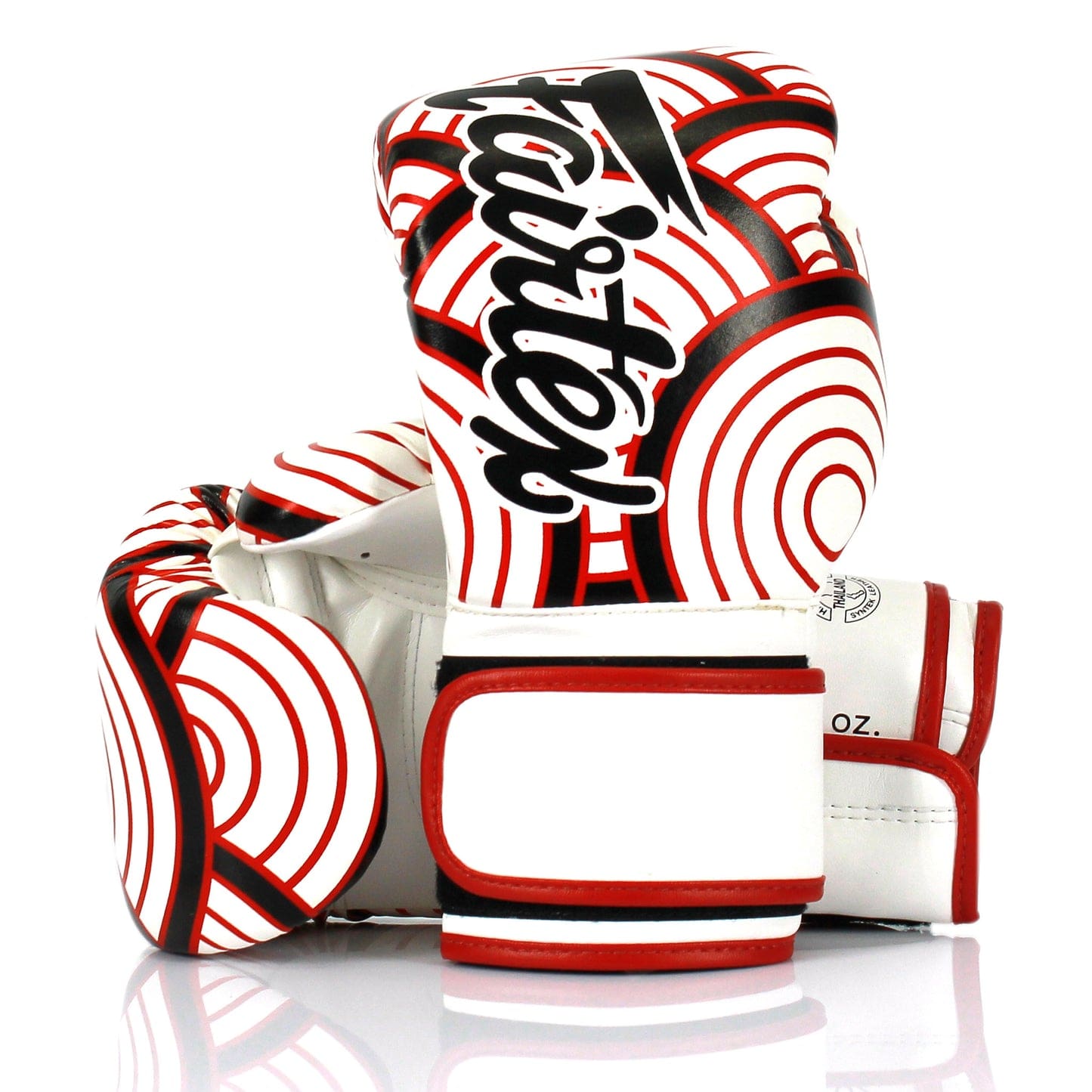 Microfiber Gloves - Art Collections - White/Red