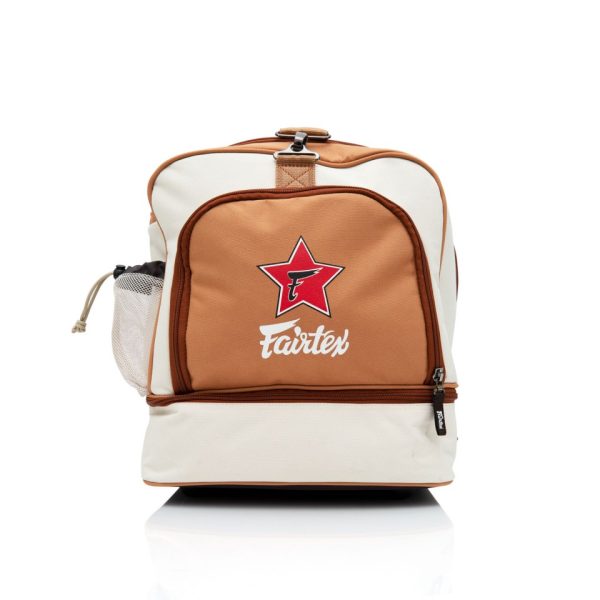 BAG2 Fairtex Vintage Khaki Heavy Duty Gym Bag - Image 3