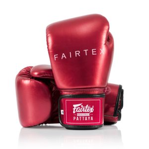 BGV22 Fairtex Metallic Red Boxing Gloves