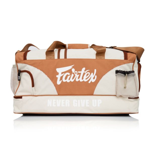 BAG2 Fairtex Vintage Khaki Heavy Duty Gym Bag - Image 4