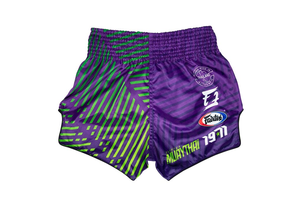 BS1922 Racer Purple Slim Cut Shorts - Image 2