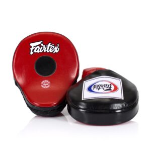 The Ultimate Contoured Focus Mitts - Black/Red