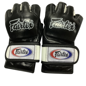 FAIRTEX FGV12 MMA GLOVES - BLACK/WHITE