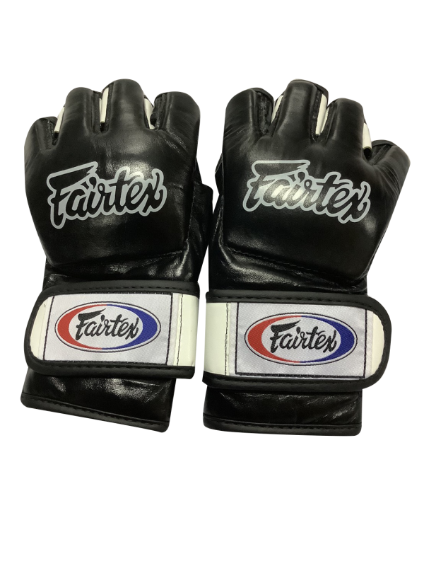 FAIRTEX FGV12 MMA GLOVES - BLACK/WHITE