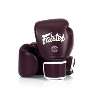 Fairtex BGV16 Leather Boxing Gloves - Maroon