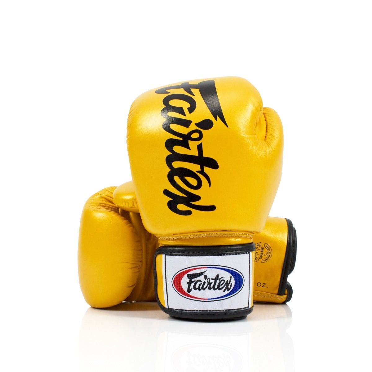 Fairtex BGV19 DELUXE TIGHT-FIT GLOVES - Yellow