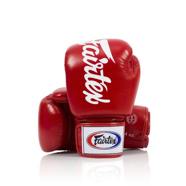 Fairtex BGV19 DELUXE TIGHT-FIT GLOVES - Red