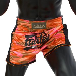 Fairtex BS1711 Camo Muay Thai Shorts -Orange