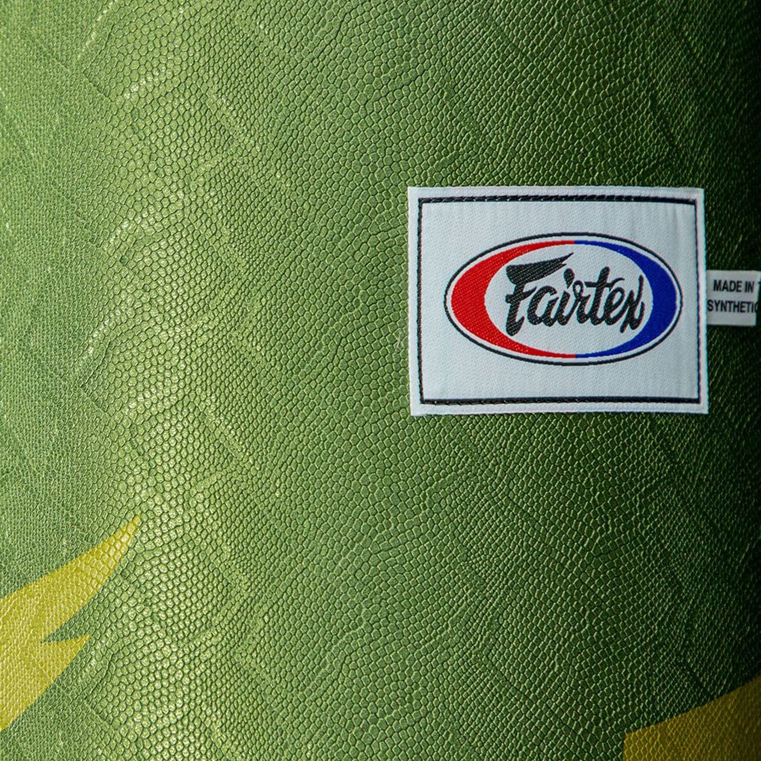 6FT Muaythai Banana Bag “Python Print” Collection - Unfilled - Green - Image 2