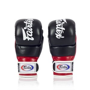Fairtex FGV18 Super Sparring Grappling Gloves - Black/Red