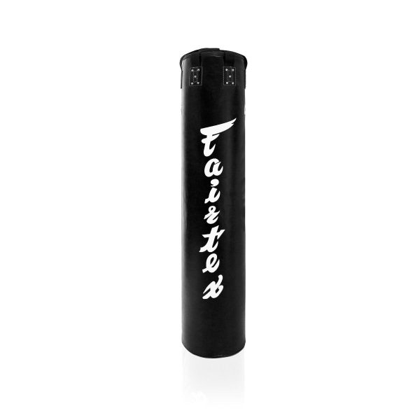 6FT Muay Thai Banana Bag FILLED - Black