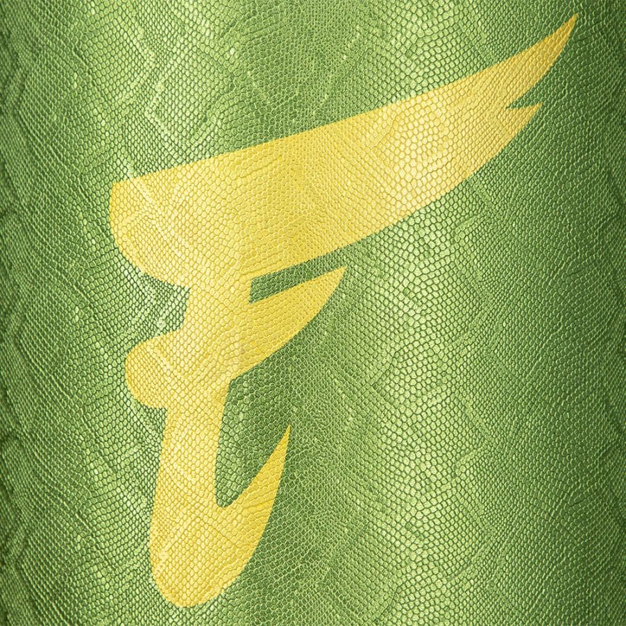 6FT Muaythai Banana Bag “Python Print” Collection - Unfilled - Green - Image 3