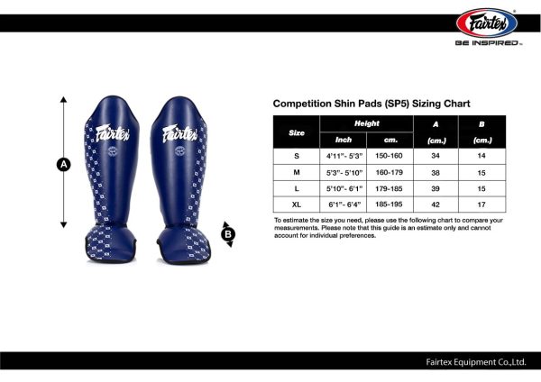 Competition Shin Pads - Blue - Image 2