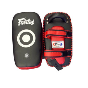 Microfiber Curved Kick Pads KPLC5 - Black/Red