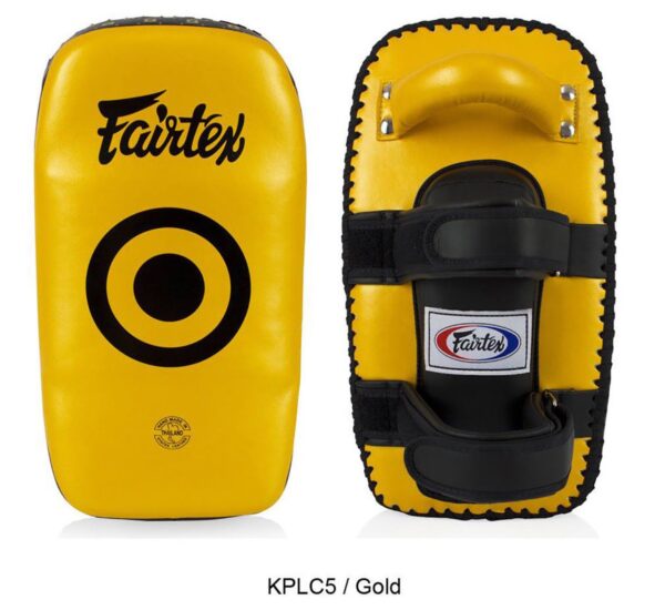 Microfiber Curved Kick Pads KPLC5 - Gold